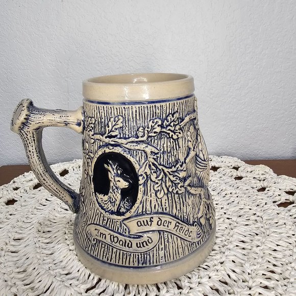 Vintage Original German Thewalt Cornell Exclusive Knights Beer Stein/Engraved Jo - Picture 3 of 8